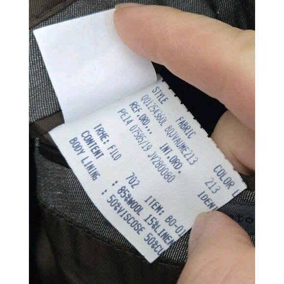 John Varvatos Men's Blazer Wool/Linen Blend - Picture 14 of 15